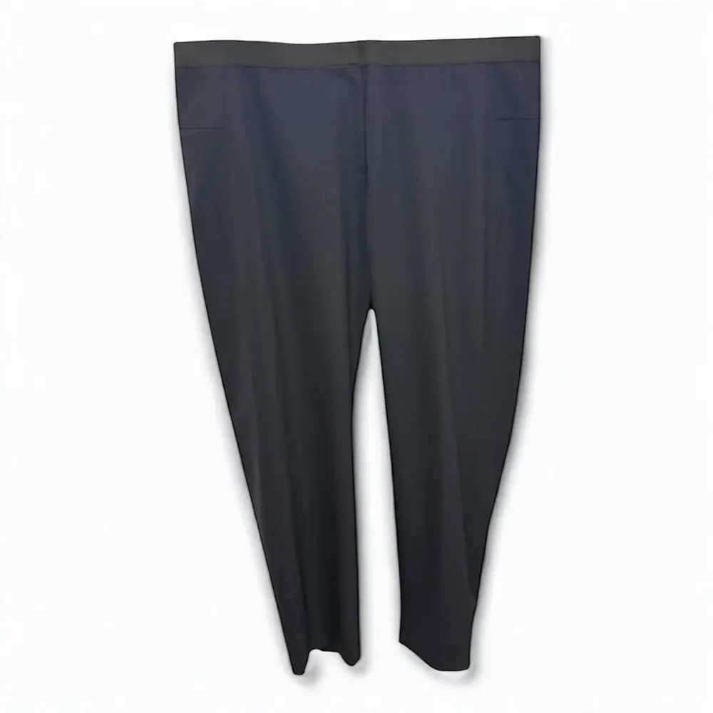 NWT Lafayette 148 New York Tribeca Stretch Skinny Leg Pants Ink Blue Size 3X